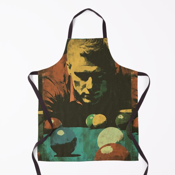 Item preview, Abstract portrait of a pool player grunge style designed and sold by Piotrek0001.
