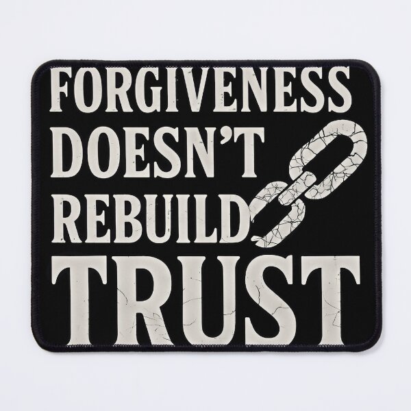 Item preview, Forgiveness Doesn't Rebuild Trust Broken Chain Quote Shirt designed and sold by Weorus.