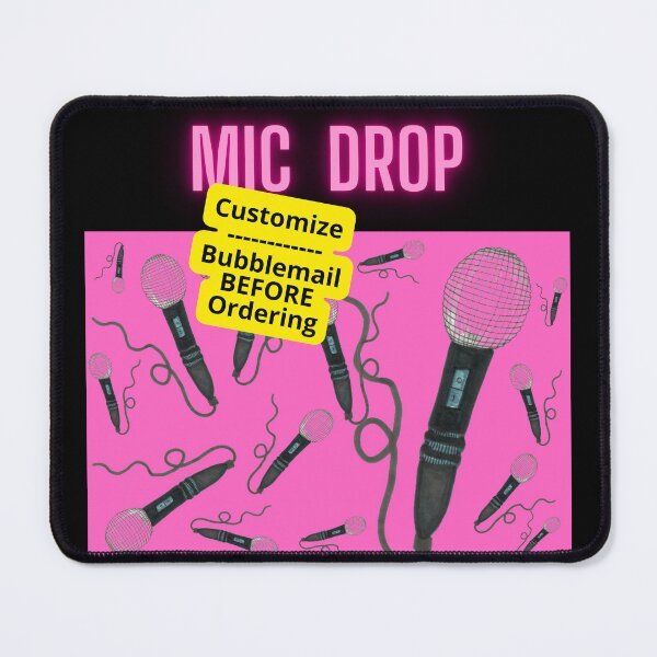 Item preview, Your Image or Pink Mic Drop Music | Customized designed and sold by H3designs.
