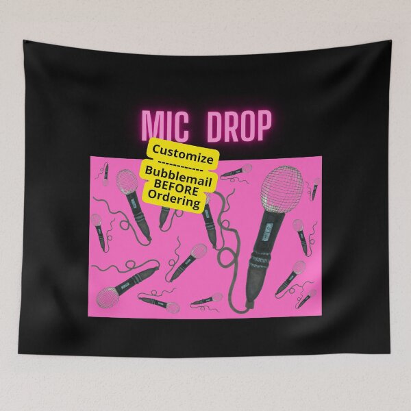 Item preview, Your Image or Pink Mic Drop Music | Customized designed and sold by H3designs.