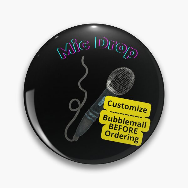 Item preview, Your Image or Vintage Mic Drop Music | Customized designed and sold by H3designs.