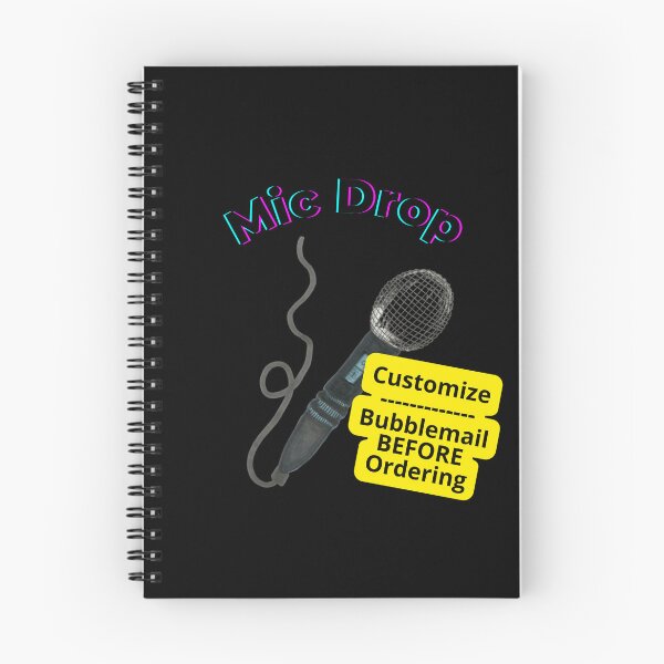 Item preview, Your Image or Vintage Mic Drop Music | Customized designed and sold by H3designs.