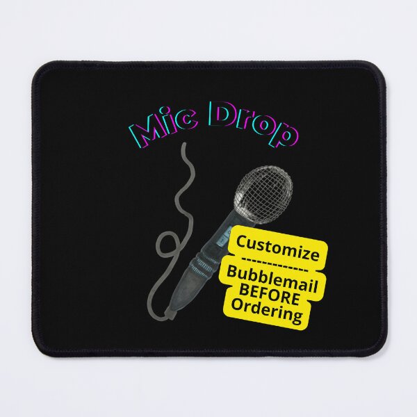 Item preview, Your Image or Vintage Mic Drop Music | Customized designed and sold by H3designs.