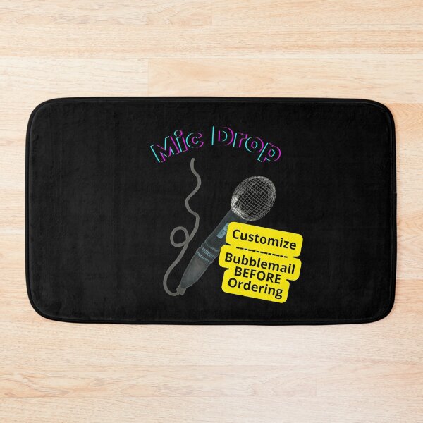 Item preview, Your Image or Vintage Mic Drop Music | Customized designed and sold by H3designs.