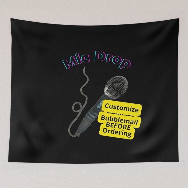 Item preview, Your Image or Vintage Mic Drop Music | Customized designed and sold by H3designs.