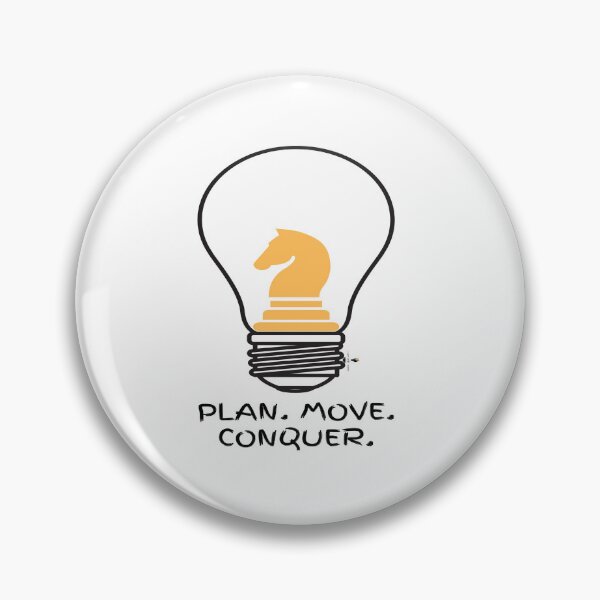 Item preview, Plan. Move. Conquer. - Knight designed and sold by PawnShiftGoods.