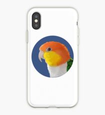 White Bellied Caique Parrot iPhone Case