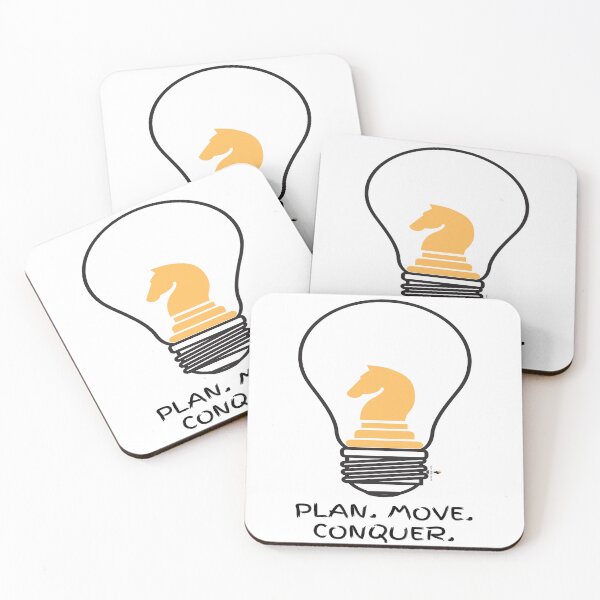 Item preview, Plan. Move. Conquer. - Knight designed and sold by PawnShiftGoods.