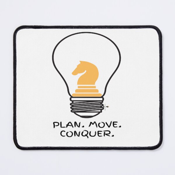 Item preview, Plan. Move. Conquer. - Knight designed and sold by PawnShiftGoods.