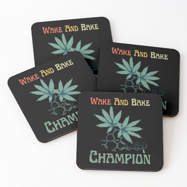 Item preview, Wake and Bake Champion – Funny Weed Stoner Quote Design designed and sold by HDWStore.