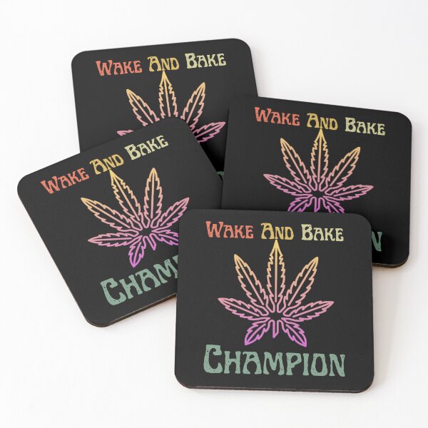 Item preview, Wake and Bake Champion – Funny Weed Stoner Quote Design designed and sold by HDWStore.
