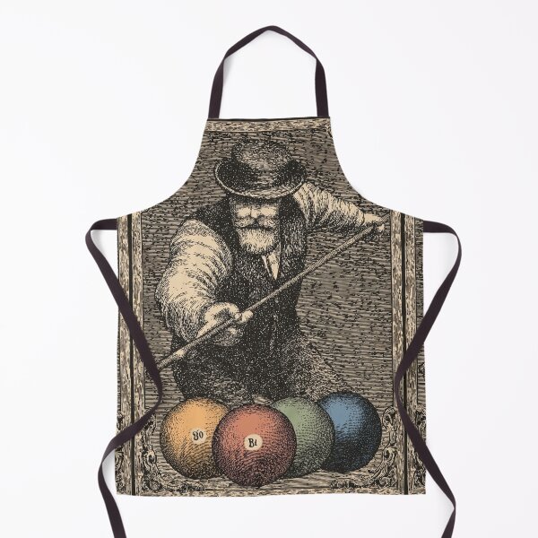Item preview, Pool player with mustache in a vintage engraving designed and sold by Piotrek0001.