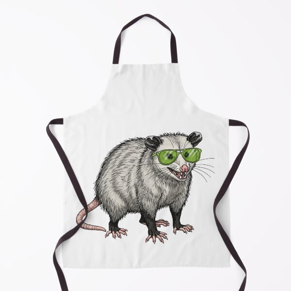 Item preview, Cool Opossum with Green Sunglasses designed and sold by TeeARTHY.
