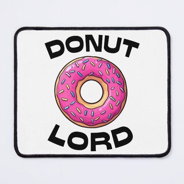 Item preview, Donut Lord Funny Donut Lover T-Shirt - Pink Sprinkles Doughnut Graphic Tee designed and sold by Rockwelder.