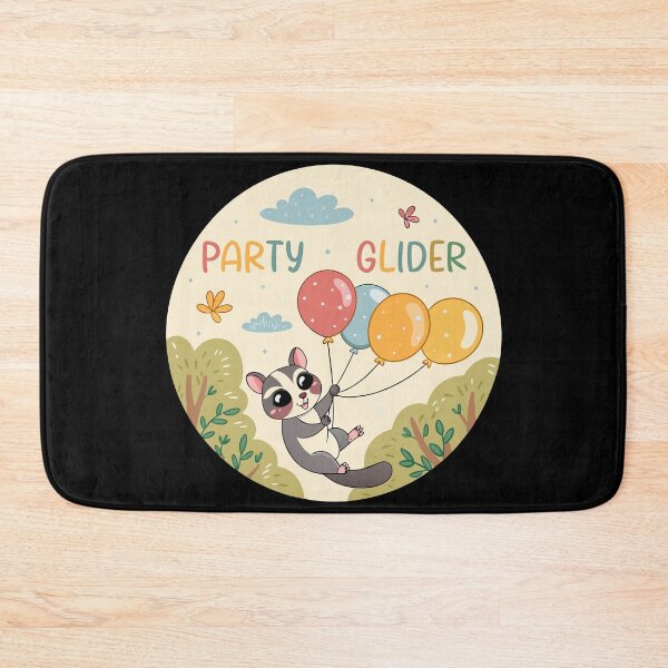 Item preview, Sugar Glider Party – Cute Cartoon Animal with Balloons designed and sold by VividOrganica.