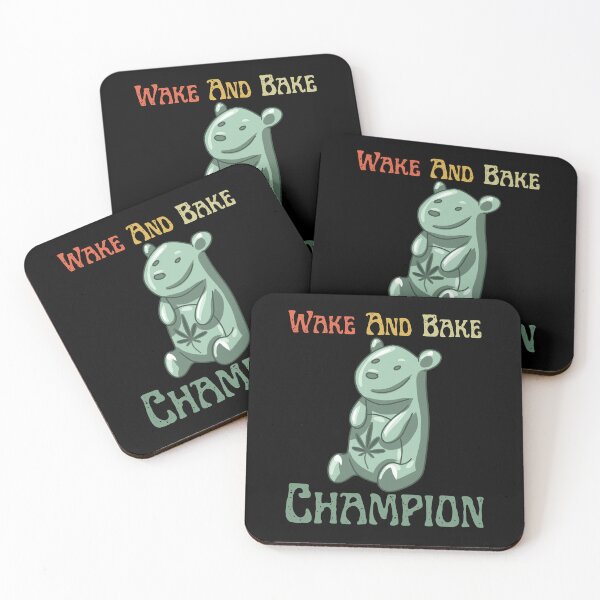 Item preview, Wake and Bake Champion – Funny Weed Stoner Quote Design designed and sold by HDWStore.