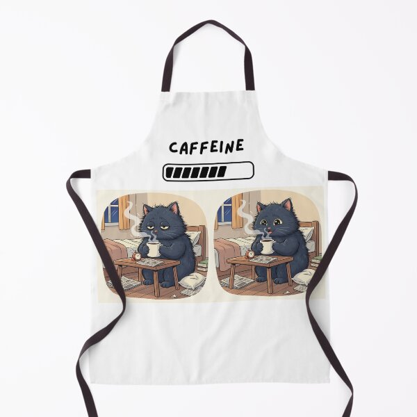 Item preview, Black cat caffeine loading designed and sold by TrisselShop.