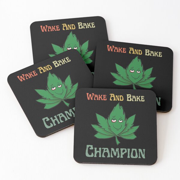 Item preview, Wake and Bake Champion – Funny Weed Stoner Quote Design designed and sold by HDWStore.
