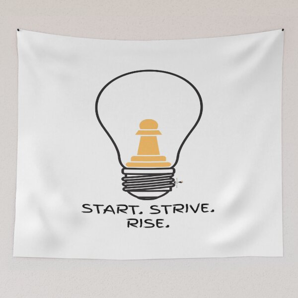 Item preview, Start. Strive. Rise. - Pawn designed and sold by PawnShiftGoods.