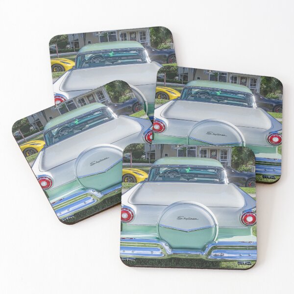 Item preview, 1957 Green & White Ford Fairlane Skyliner Convertible X135 designed and sold by RichFrancoCars.
