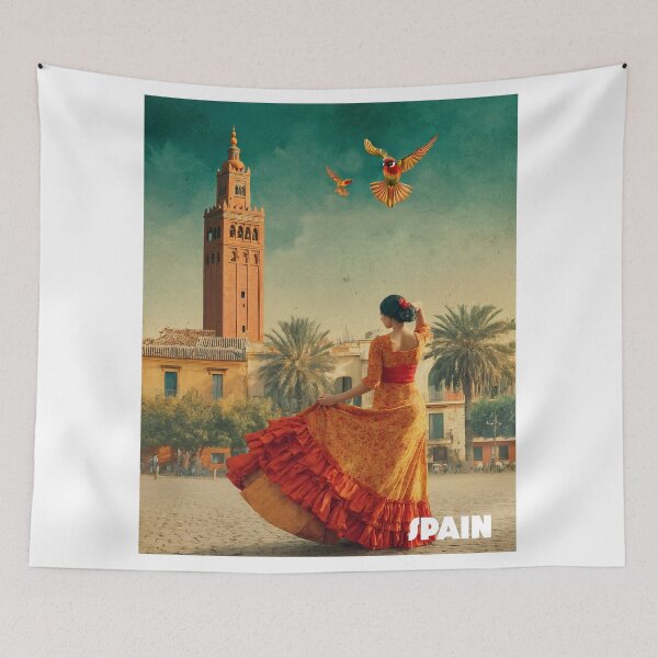Item preview, Flamenco Dreams in Seville Sky designed and sold by ForeverPrintsOK.