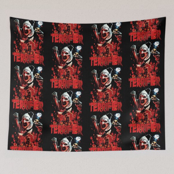 Item preview, Halloween Terrifier Horror Movie Vintage 90s Scary Clown designed and sold by wndraAr-rington.