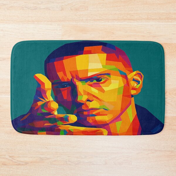 Item preview, Eminem in WPAP Style – Bold Geometric Pop Art Portrait designed and sold by Alexzonartshop.