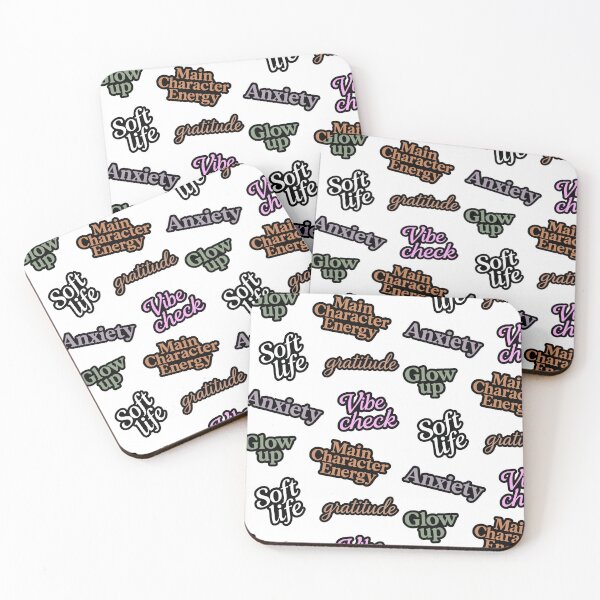 Item preview, Mental Health Sticker Set - Anxiety, Vibe Check, Gratitude, Soft Aesthetic designed and sold by WelSol.