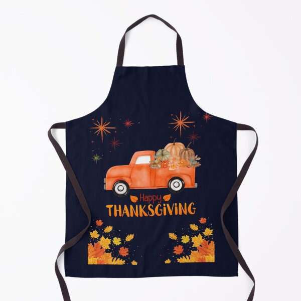 Item preview, Happy Thanksgiving Autumn Truck with Pumpkins & Fall Leaves designed and sold by alkareem-ca.