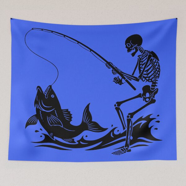 Item preview, The Eternal Angler, Forever Fishing, Skeleton Fisherman designed and sold by Douglas-Depot.
