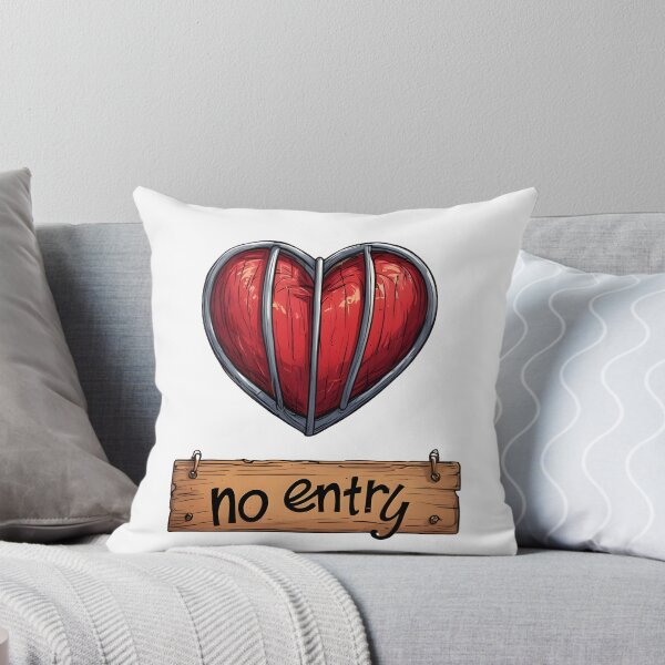 Item preview, No entry Heart designed and sold by Mood Wavers.