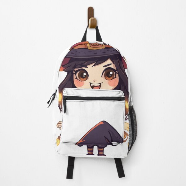 Item preview, Kawaii Chibi Witch Girl with Pumpkin Hat and Halloween Lights designed and sold by Medeea Publishing.