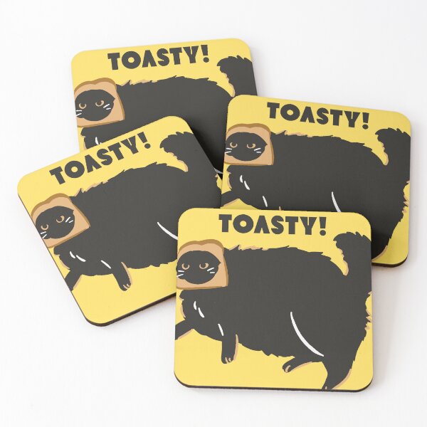 Item preview, Black cat toast  designed and sold by perisssss.