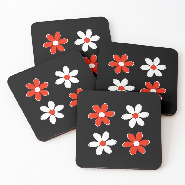 Item preview, Red And White Flowers - School Colors designed and sold by sterlin-villanu.