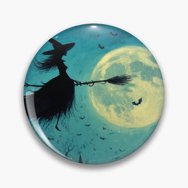 Item preview, Witch Moon and Bats  designed and sold by ZipperDragon88.