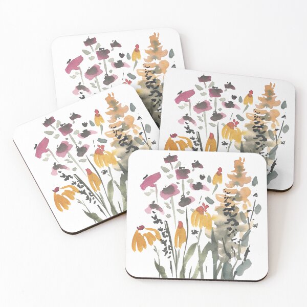 Item preview, Watercolor wildflowers, french country cottagecore designed and sold by ArticraftShop.