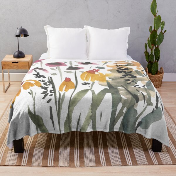 Item preview, Watercolor wildflowers, french country cottagecore designed and sold by ArticraftShop.