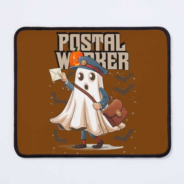 Item preview, Postal Worker Halloween Ghost – Spooky Mail Delivery designed and sold by ArtsyExplorer.