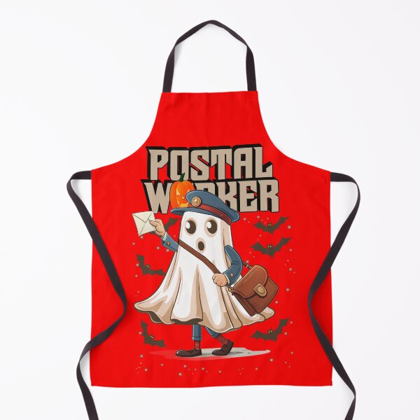 Item preview, Postal Worker Halloween Ghost – Spooky Mail Delivery designed and sold by ArtsyExplorer.