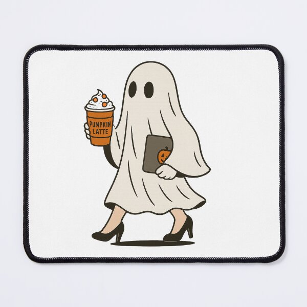 Item preview, Pumpkin Latte Ghost – Funny Cute Halloween Coffee Lover Design designed and sold by CanvasFox.