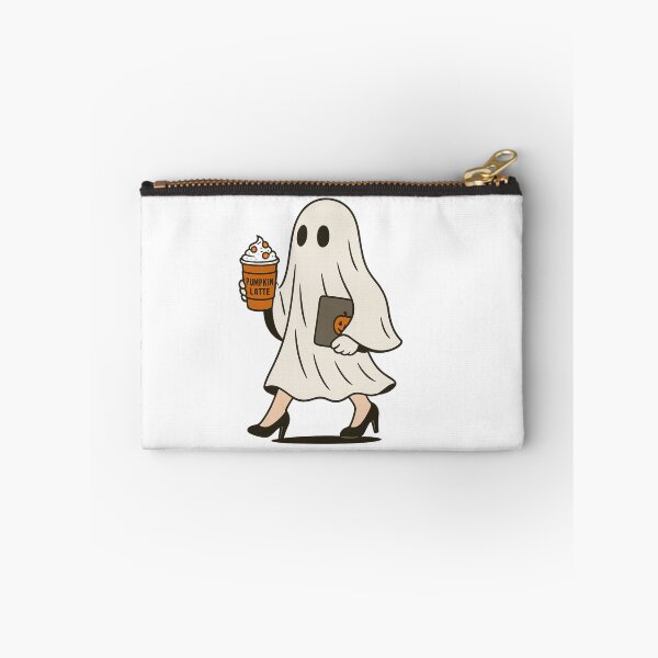 Item preview, Pumpkin Latte Ghost – Funny Cute Halloween Coffee Lover Design designed and sold by CanvasFox.