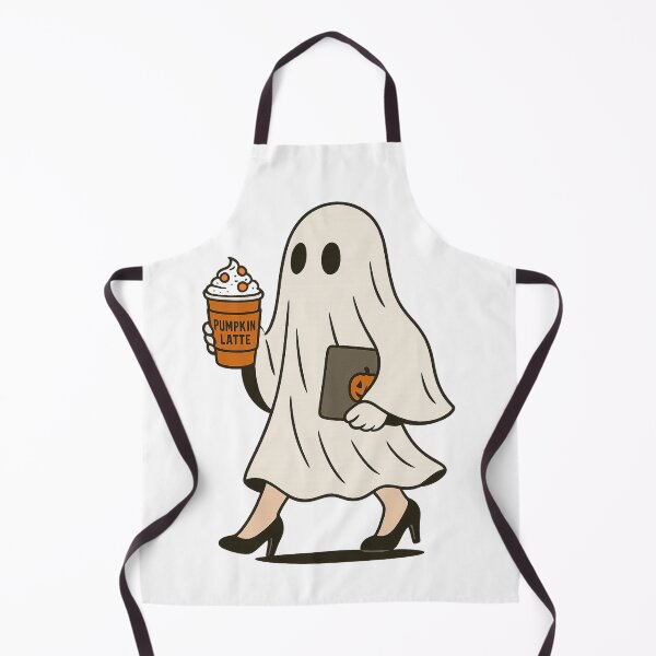 Item preview, Pumpkin Latte Ghost – Funny Cute Halloween Coffee Lover Design designed and sold by CanvasFox.