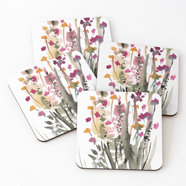 Item preview, Watercolor wildflowers, french country cottagecore designed and sold by ArticraftShop.