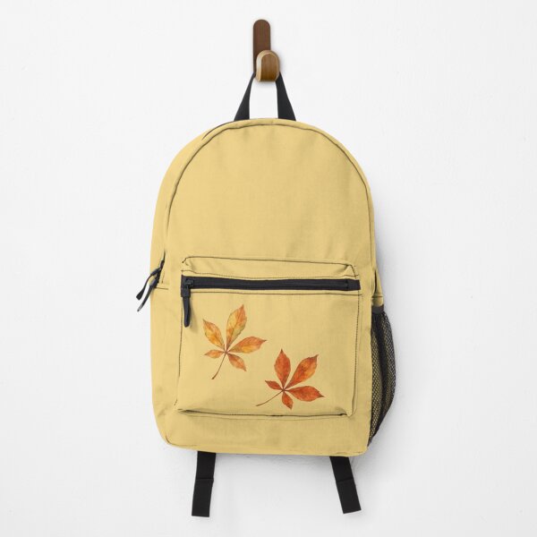 Item preview, A Pair of Autumn Chestnut Leaves in Watercolor designed and sold by IraBum.