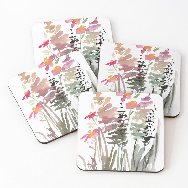 Item preview, Watercolor wildflowers, french country cottagecore designed and sold by ArticraftShop.