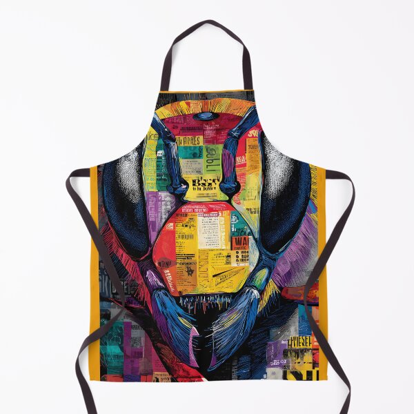 Item preview, Save the Bees - Striking Detailed Bee Head with Bold Colors and Dynamic Design designed and sold by OlfactoART Studio.