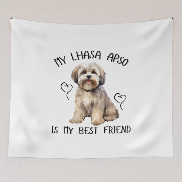 Item preview, My Lhasa Apso Is My Best Friend designed and sold by Viikis.