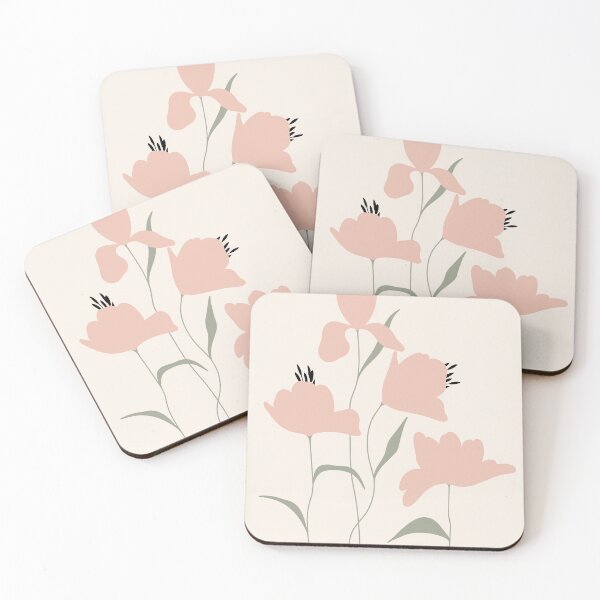 Artikelvorschau, Boho Botanical in Blush Pink und Salbeigrün, Abstrakte Blumenmarktkunst, Floral entworfen und verkauft von ArticraftShop.
