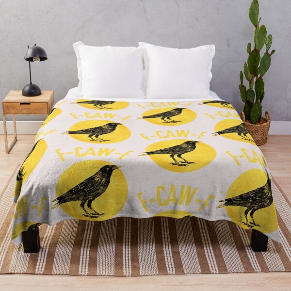 Item preview, Black bird F Caw F adult humor gothic desing designed and sold by erozzz.