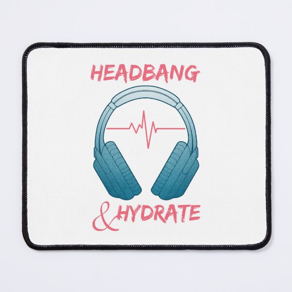 Item preview, Headphones | Headbang And Hydrate designed and sold by ObsidianDaz.
